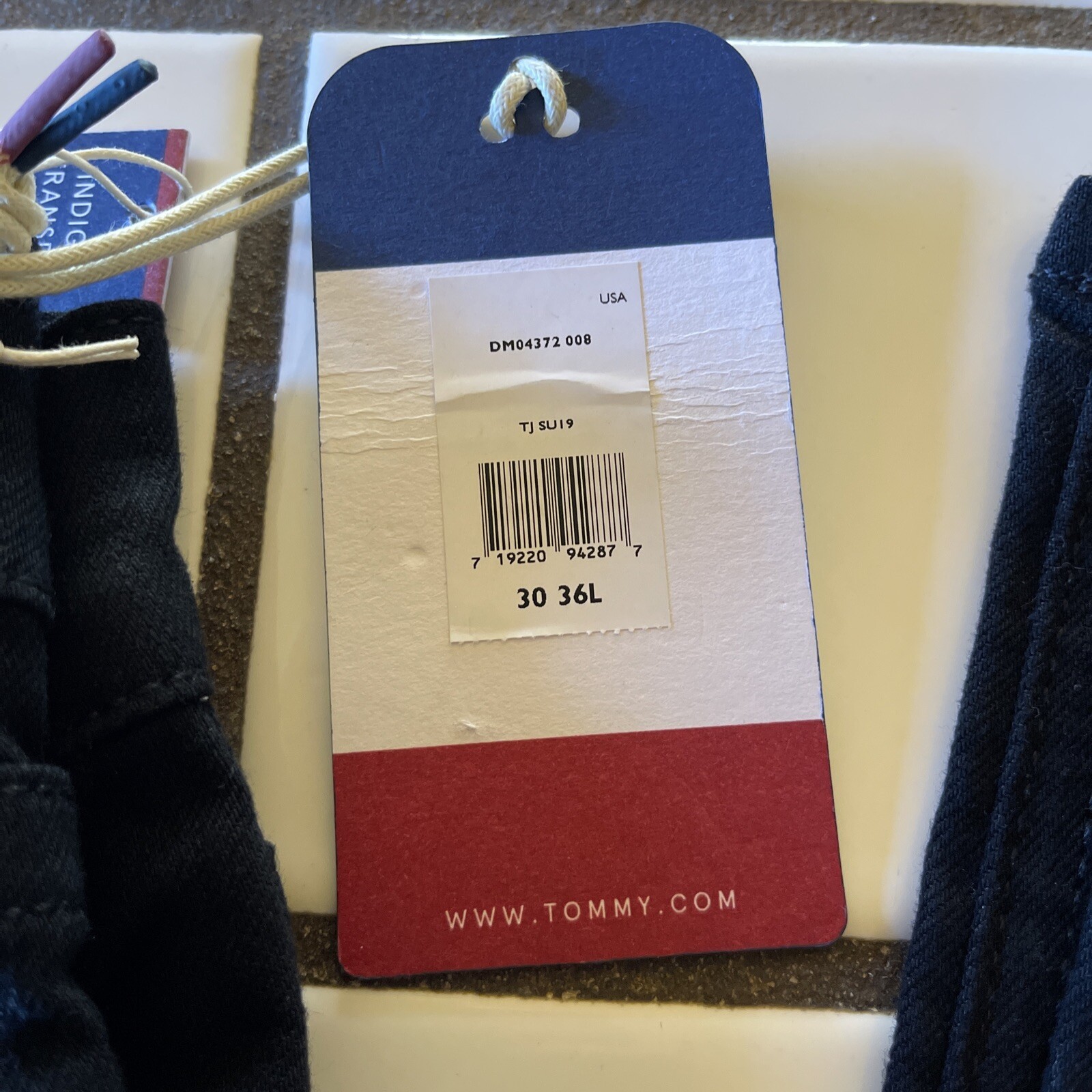 TOMMY JEANS SLIM SCANTON MEN’S BLACK SIZE 30W 36L image 4