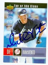 Mike Vento autographed baseball card (New York Yankees) 2004 Upper Deck #144