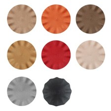 Pack of 2 Practcial Ruffled Brims Table Dishes Mats Unique Palcemat for Dinning