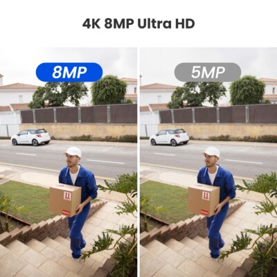 Reolink Duo 2V PoE 4K 8MP UHD Dual-Lens Security Camera IK10