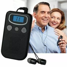 Elder Personal TV Sound Amplifier Hearing Aid Assistance Device Listen