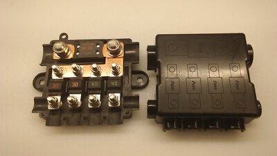 5 Ways Power Distribution Block:  Includes 4-Midi & 1-Mega Littelfuse Fuses