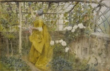 Carl Larsson : The Vine : Archival Quality Art Print