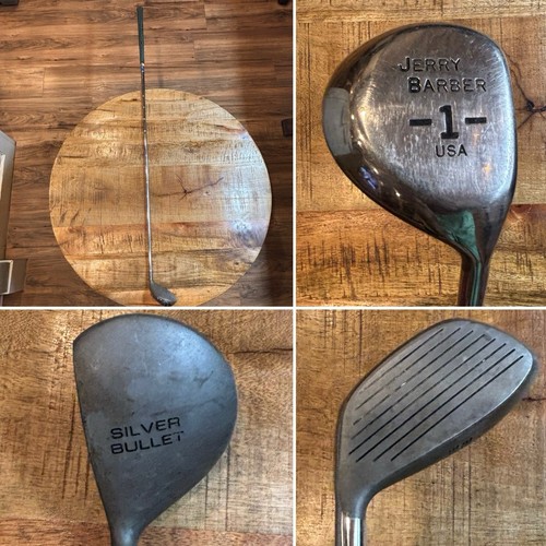 Vintage Jerry Barber SILVER BULLET #1 Driver Stainless Steel Golden ...