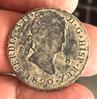 Cincin19 Bonito 8 Mrvds de FERNANDO VII Segovia 1820