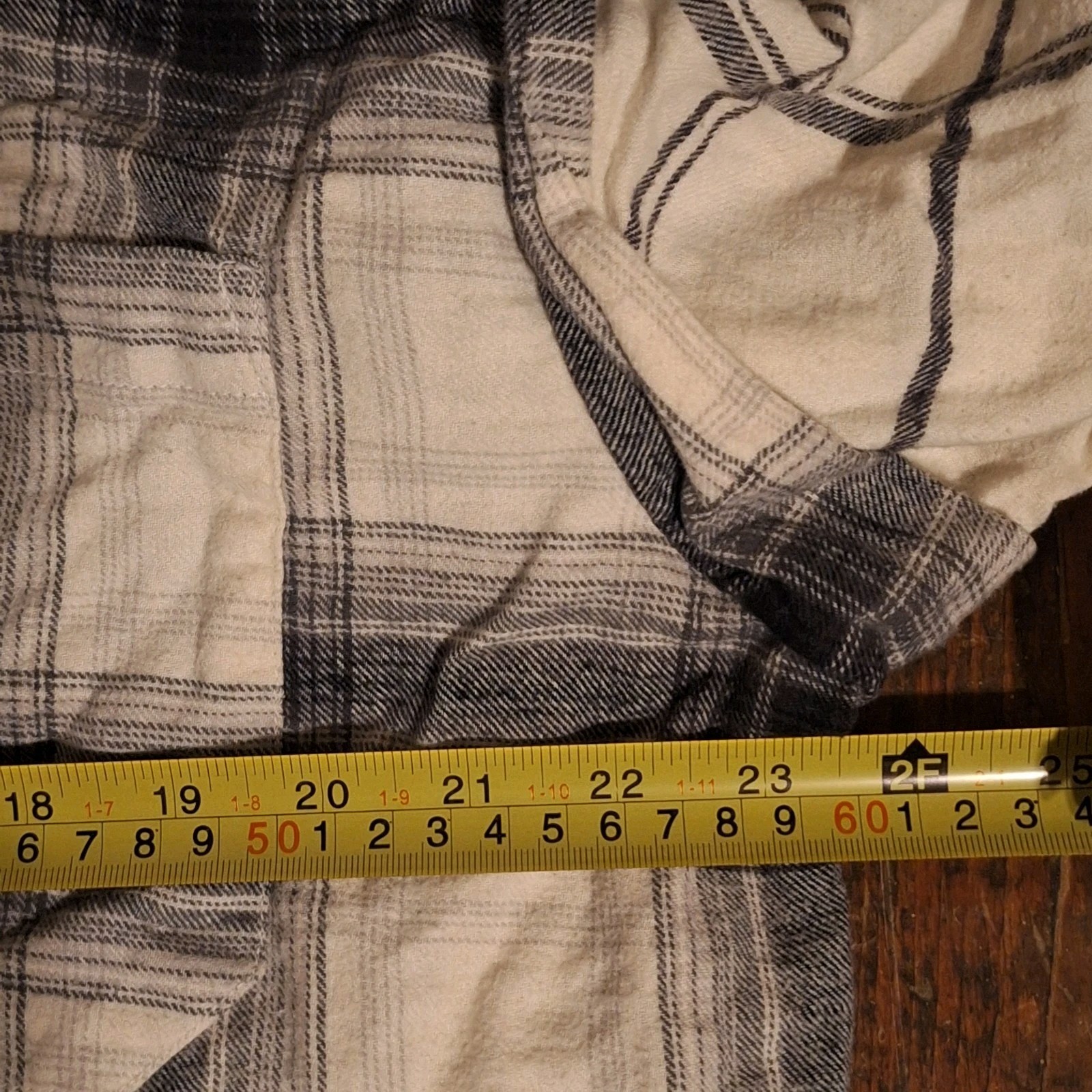 Universal Thread Oversized Cropped Plaid Shirt Bl… - image 10