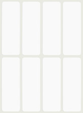 Rectangular Coding Stickers Write on Labels for Organizing, Moving,  Mailing, 3