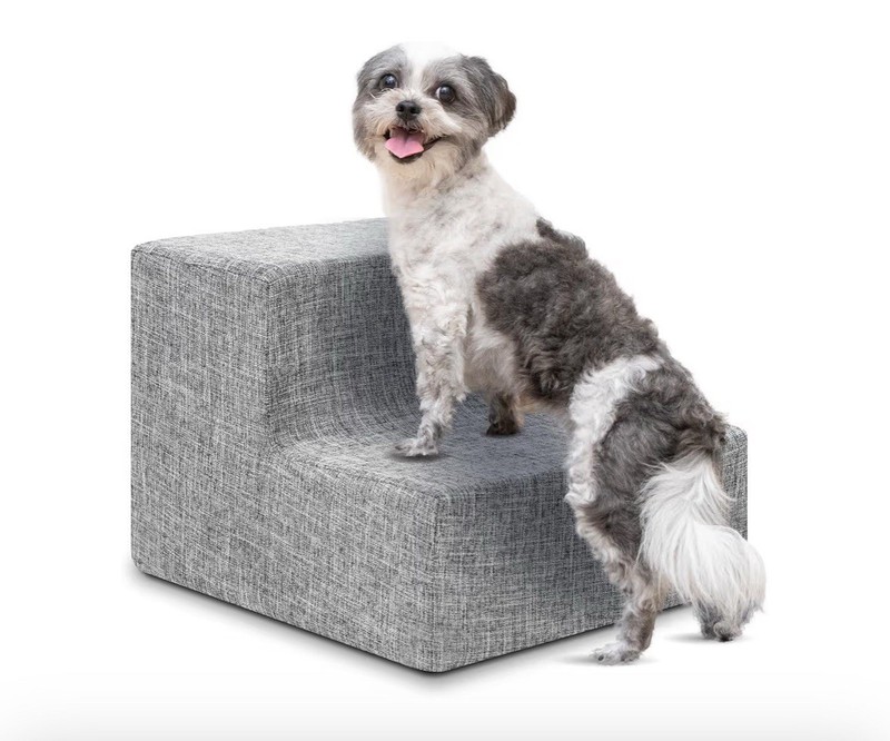 Best Pet Supplies Dog Stairs & Steps - Foam Steps for Small Dogs & Cats,
