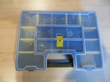 Stanley screw and bolt box with various BZP nuts and bolts & washers