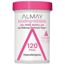 Almay Biodegradable Makeup Remover Pads, Micellar Gentle, Hypoallergenic,