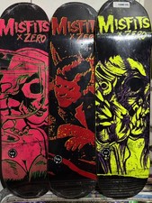 Zero x Misfits Skateboard Deck 3 pack LIMITED...