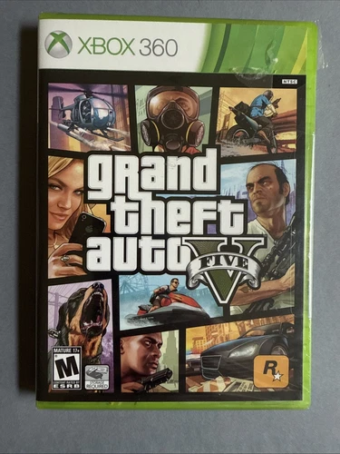 Grand Theft Auto V (Microsoft Xbox 360, 2013) New & Sealed