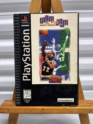 Slam 'N Jam '96: feat. Magic & Kareem PlayStation Complete With Manual