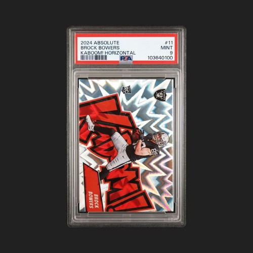 Brock Bowers #11 2024 Panini Absolute Kaboom Horizontal card