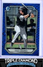 2026 Bowman Chrome 1st Colby Shelton Prospect Blue Reptilian Refr #036/150 N71