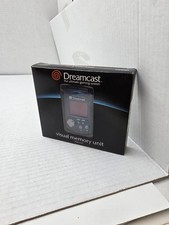 Sega Dreamcast Clear Blue VMU OEM Visual Memory Unit TESTED WORKS PERFECT P10
