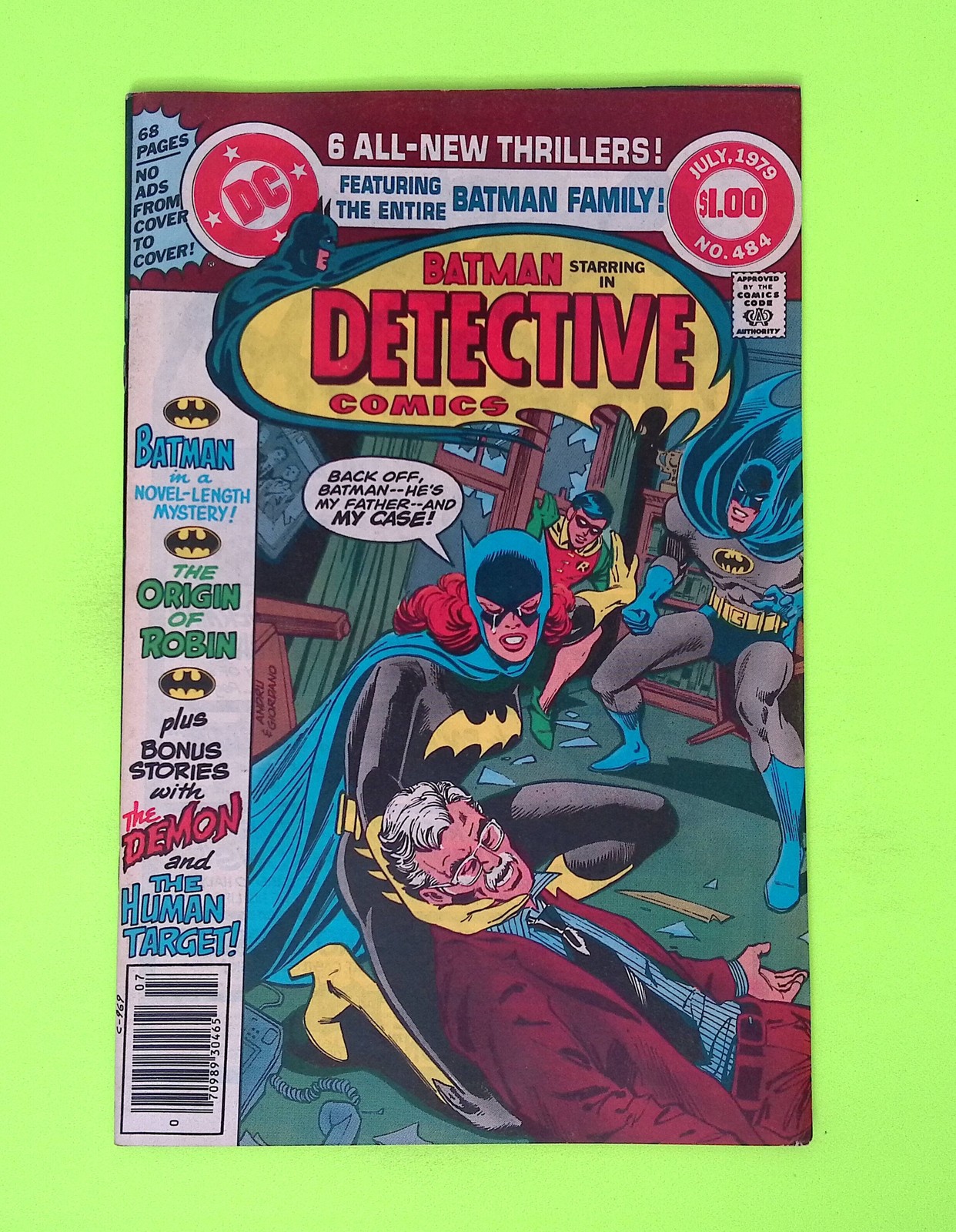 Detective Comics #484 Vol. 1 1979 DC Comics Newsstand 7.0+ Comic Book SD19-108