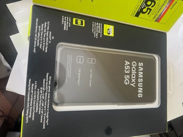 NEW Samsung STSAS536DCP Galaxy A53 5G 128GB 6GB RAM Straight Talk Prepaid - Image 3 of 3
