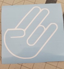 The Shocker Hand Symbol Gesture Logo Decal Car Vinyl Sticker Jdm Window Outlined