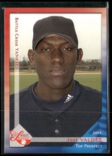 Jose Valdez 2003 Midwest League Top Prospect Set