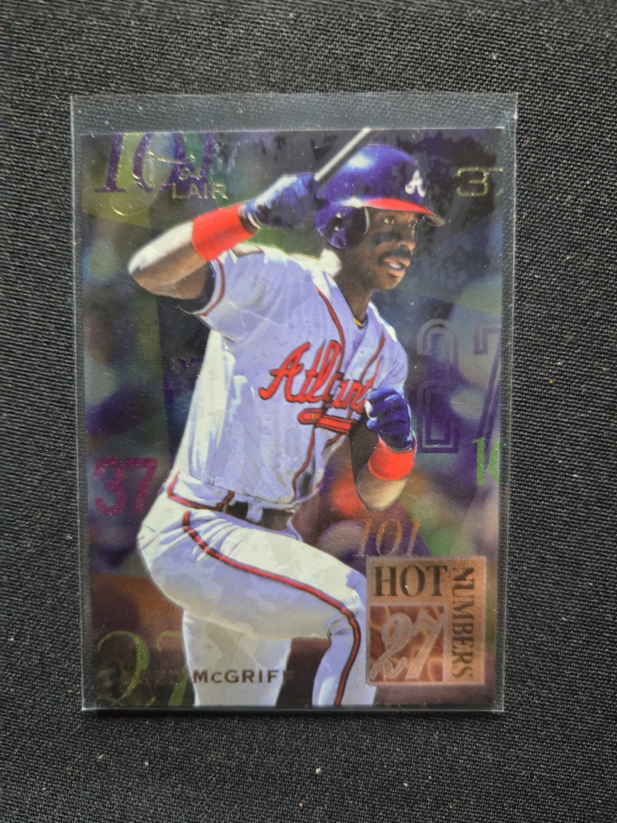 1994 Fleer Flair Baseball Fred McGriff Hot Numbers Insert #4