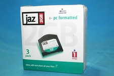 SEALED Lot 2pcs Iomega Jaz 2GB 3-Pack NEW FREE SHIP DHL/FEDEX 