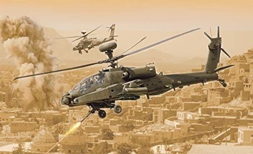 Hélicoptère AH-64D Apache Longbow Italeri maquette hélicoptère de combat militaire
