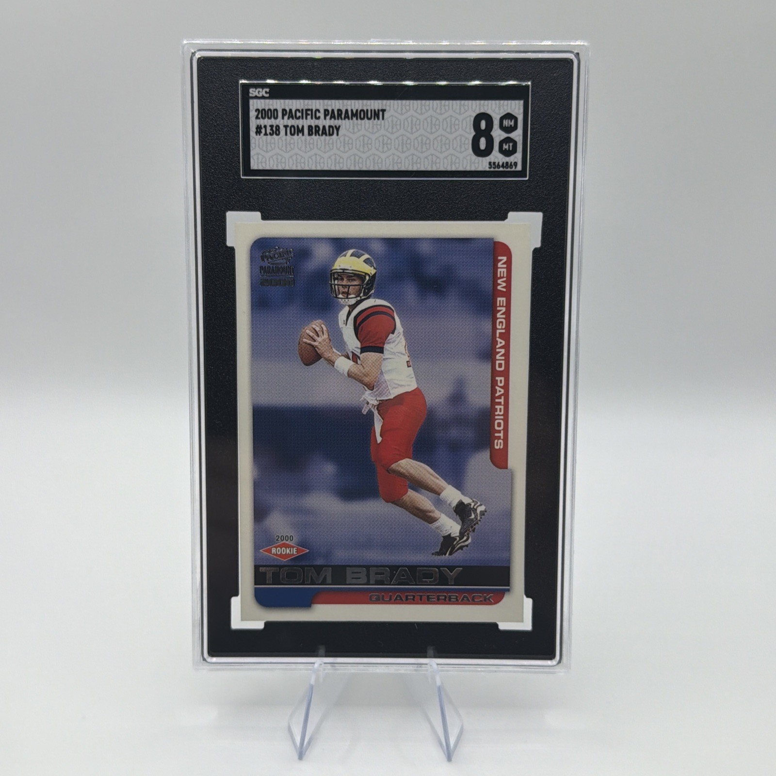 2000 Pacific Paramount - Tom Brady #138 (RC)