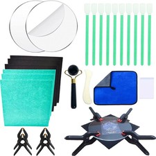 Trading Card Cleaning Kit Sports Card Care Accessory Pack with Acrylic Discs and