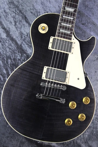 Gibson Exclusive Model Les Paul Standard 50s Figured Top Translucent Black