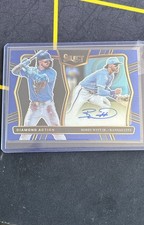 Bobby Witt Jr 2025 Panini Select Diamond Action Signatures Auto Blue Prizm /49 