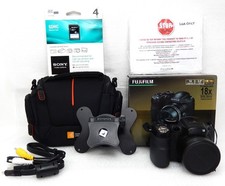 Fujifilm FinePix S2950 14MP 18X Optical Zoom Black Digital Camera Bundle