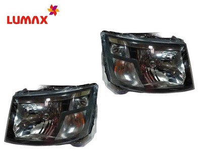 Lumax Scheinwerfer mit Motor für Mahindra Supro schwarz (2015-JETZT) beidseitig