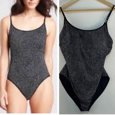 Athleta One Piece Swimsuit in Black Sands XL
