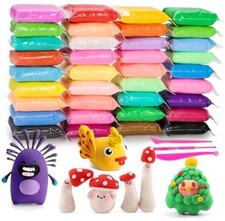 Foam Magic Modeling Clay - Air Dry Clay - 36 Colors - DIY Crafts
