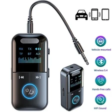 4 in1 Wireless 3.5mm Aux MP3 Player Transmitter Receiver Bluetooth Audio Adapter