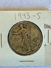 1943 S Walking Liberty Half Dollar - 90% Silver