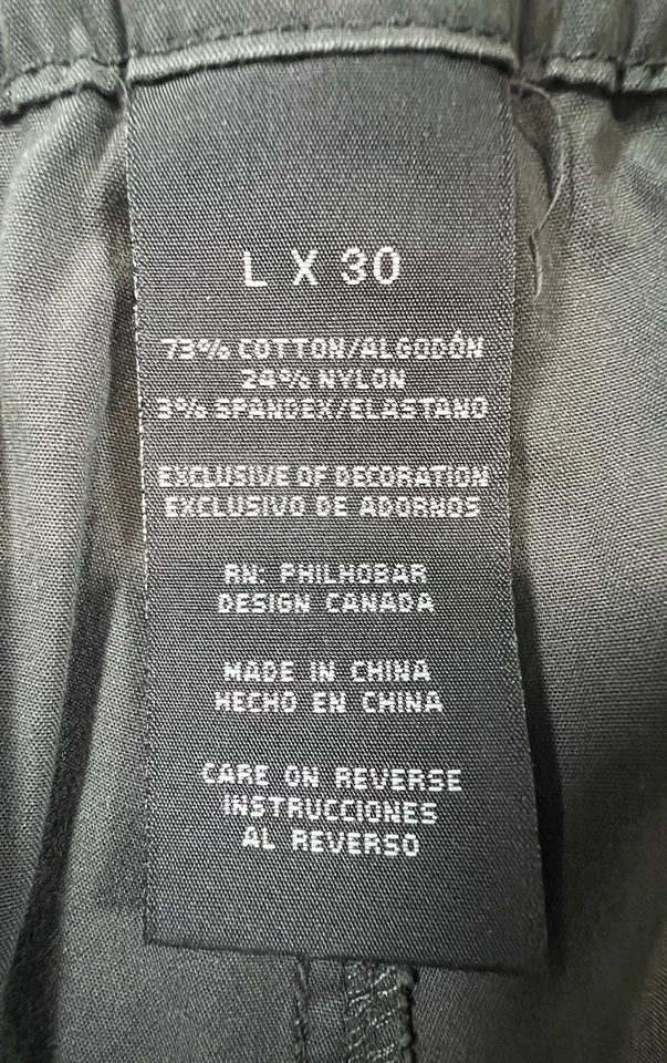 Pantalones Cortos BC Clothing Para Hombre Convertibles Carga Senderismo Cinturón Gris Talla L x 30 Foto 3 de 4