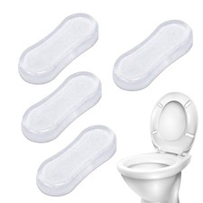Toilet Seat Bumpers Silicone Pads For Toilet Seat Lid 4pcs Relaxing