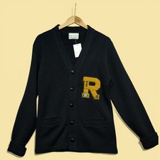 Vintage 80s Letterman R Cardigan Sweater Size Small