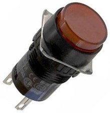 1pc IDEC 'AL6M-M14-R Industrial Pushbutton Switch, A6 Series, 16 mm, SPDT,