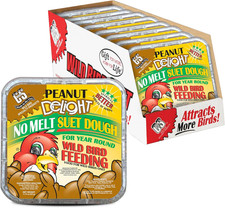 Peanut Delight No Melt Suet Dough 11.75 Ounces, 8 Pack