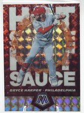 2021 Panini Mosaic - Hot Sauce Bryce Harper #HS3 Mosaic Prizm
