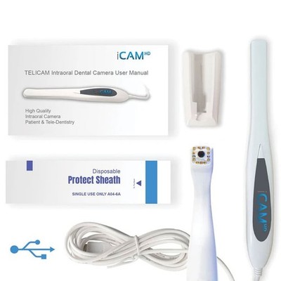 iCAM HD USB Intraoral Camera 1.3MP 720p w/50 Sheaths Dental Imaging 01MAG10800