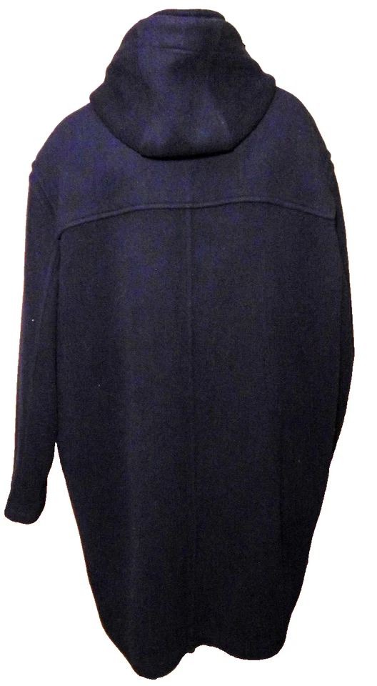 CHAQUETA PARKA CHAQUETA A CUADROS BROOK BROTHERS 100 % LANA AZUL MARINO ~ XL Foto 3 de 4