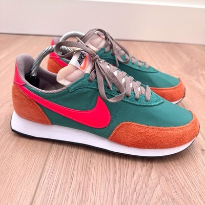 Nike Waffle Trainer SP Green Suede Men's Shoes DC2646 300 Size