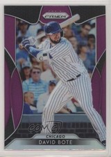 2019 Panini Prizm Tier II Purple Prizm David Bote #158 4nm