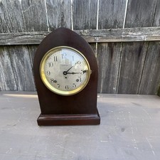 seth thomas 4 bell sonora chime beehive style mantle clock ,running , for restor