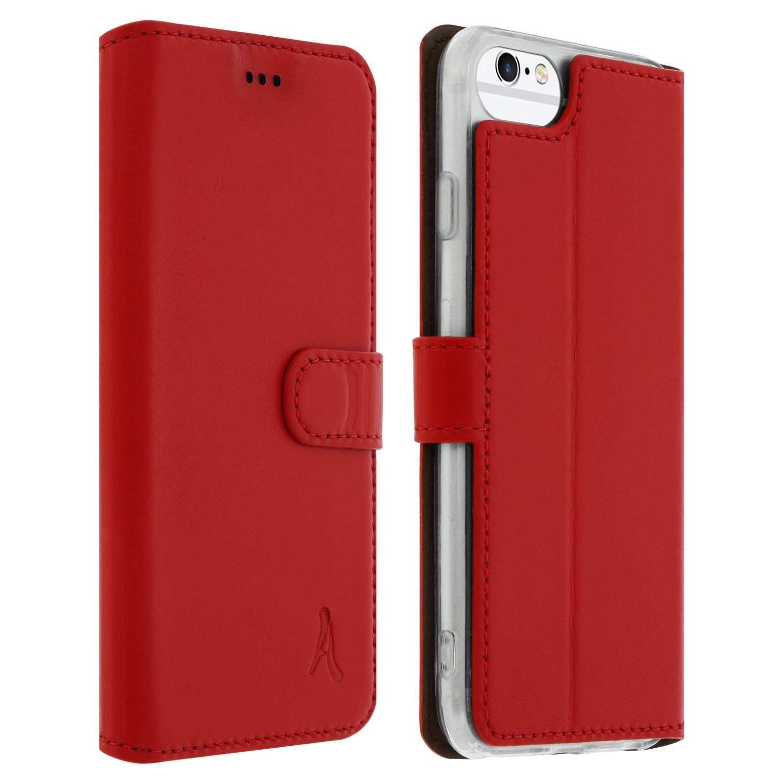 Housse en cuir premium vintage pour iPhone 7 et smartphones Huawei