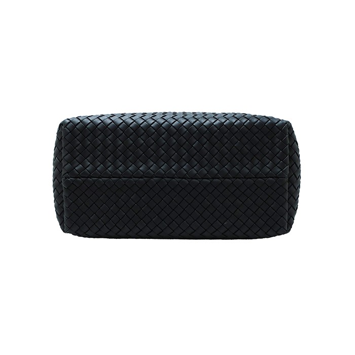 Bottega Veneta Hippo PM Leather Tote Bag Black 12.6in x 9.8in x 6.3in Used thumbnail 3